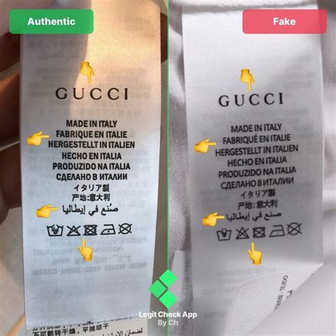 gucci tag on shirt|how to authenticate gucci belt.